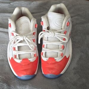 Reebok Kids Sneakers in White and Orange